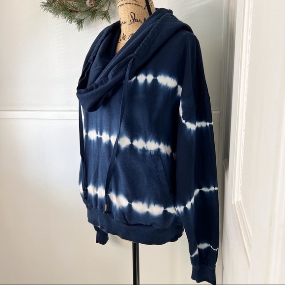 Young Fabulous & Broke Piper Tie Dye Cowl Neck Hooded Sweatshirt - Picture 6 of 16